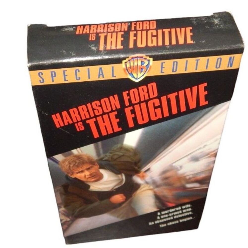 The Fugitive Harrison Ford special edition vintage VHS in original paper case